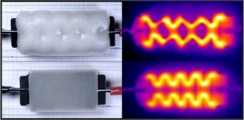 Conductive fabric heaters for heat-activated soft actuators