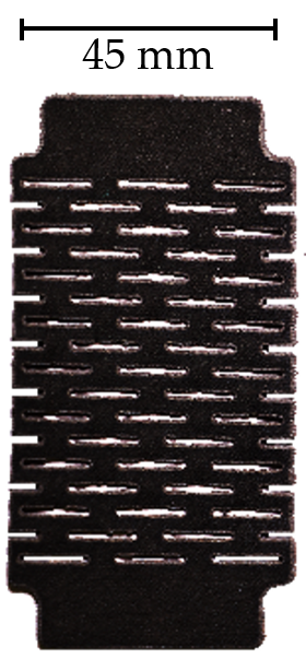 Figure 7: Kirigami fabric design