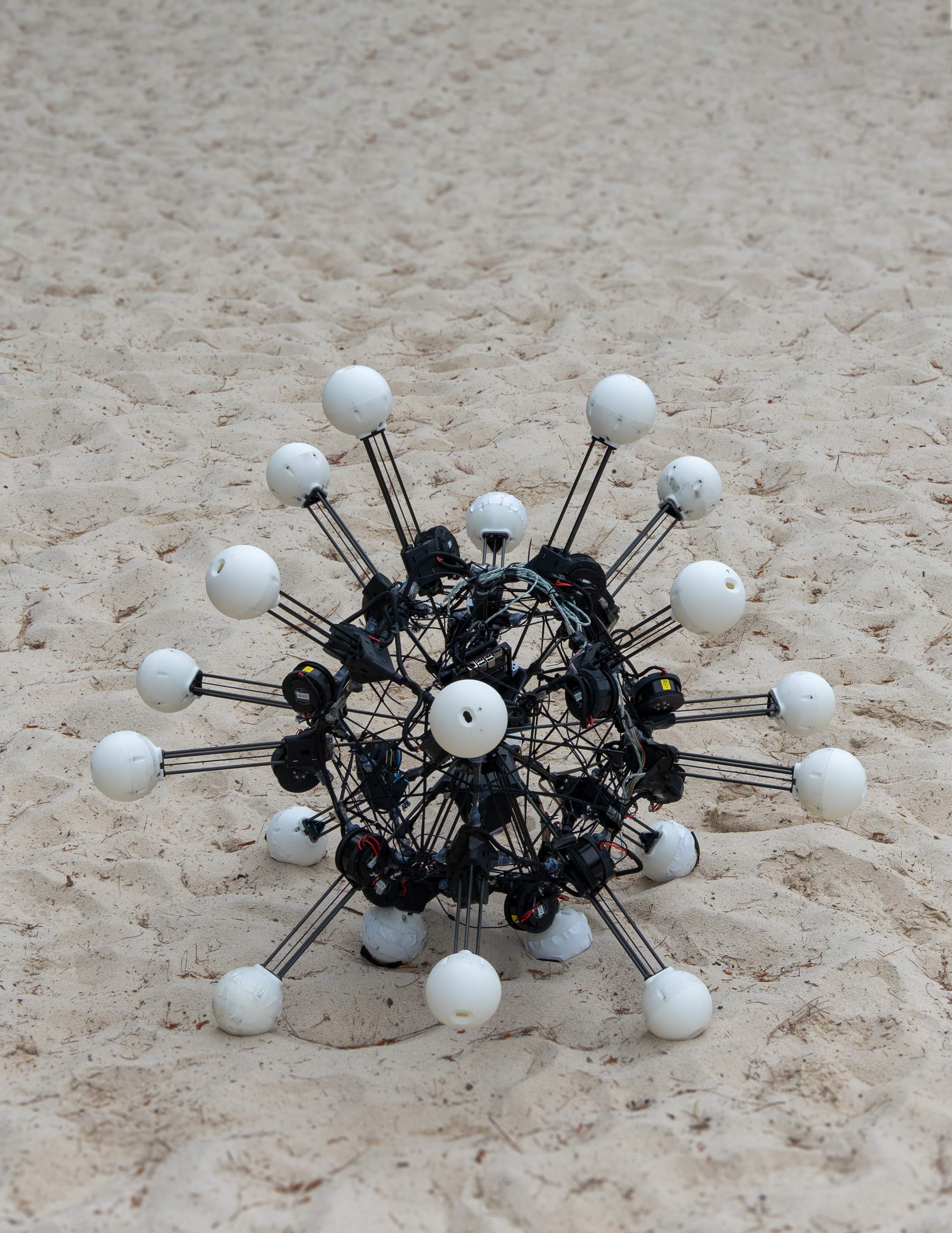 Argus robot on sand